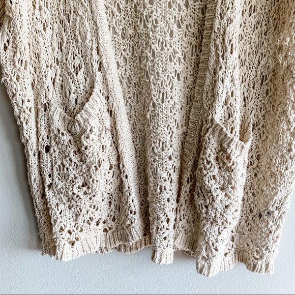FINAL $ ⚠️ - F21 oversized crocheted cardigan - Picture 5 of 6